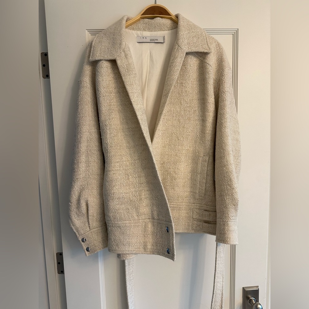 IRO ivory jacket size 38